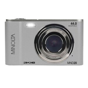 Minolta -  MND20 16x Digital Zoom 44 MP/2.7K Quad HD  Silver